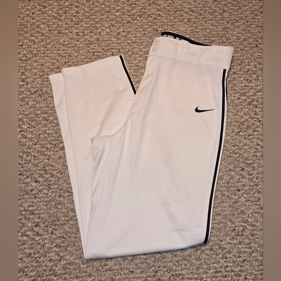 Nike Men's Swingman Dri-Fit White Baseball /Softball Pants Size Large - Picture 1 of 9